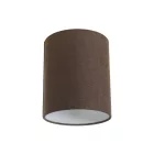  CYLINDRICAL FABRIC LAMP SHADE WITH E27 BASE - 100% MADE IN ITALY