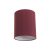  CYLINDRICAL FABRIC LAMP SHADE WITH E27 BASE - 100% MADE IN ITALY BURGUNDY CANVAS