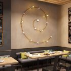 Wooden cover for string lights cable and Filé system. Made in Italy.