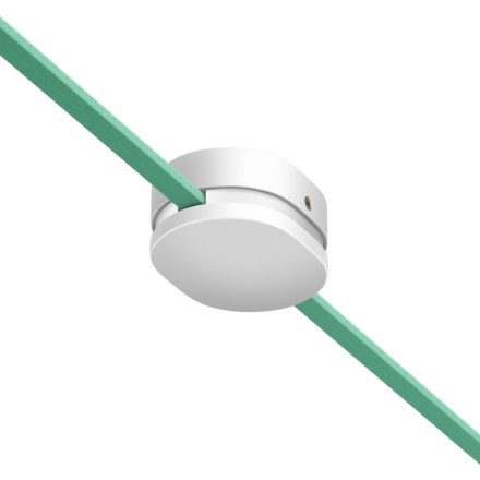 Oval wooden cover with 2 side openings for the string light cable and the Filé system. Made in Italy