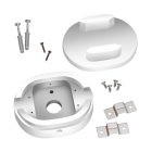 Oval wooden cover with 2 side openings for the string light cable and the Filé system. Made in Italy