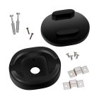 Oval wooden cover with 2 side openings for the string light cable and the Filé system. Made in Italy