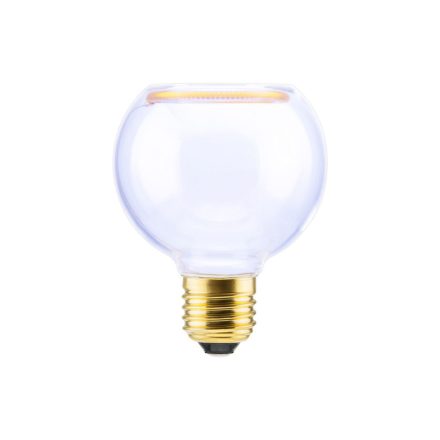  LED Globe G80 Clear Light Bulb Floating Collection 4W 240Lm 2200K dimmable