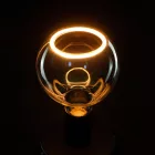  LED Globe G125 Clear Light Bulb Floating Collection 4.5W 300Lm 2200K adjustable