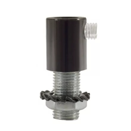 Cylindrical metal cable tie with rod, nut and washer - 2 pieces