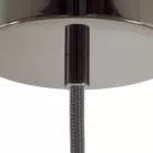 Cylindrical metal cable tie with rod, nut and washer - 2 pieces