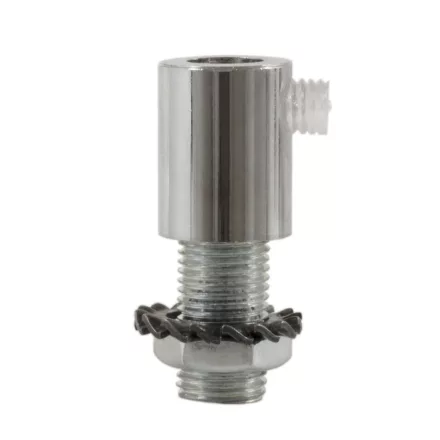 Cylindrical metal cable tie with rod, nut and washer - 2 pieces