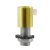 Cylindrical metal cable clamp, with rod, nut and washer - 2 pieces