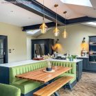 Cylindrical metal cable tie with rod, nut and washer - 2 pieces