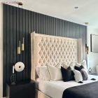 Cylindrical metal cable tie with rod, nut and washer - 2 pieces