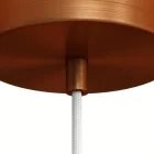 Cylindrical metal cable tie with rod, nut and washer - 2 pieces