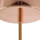 Cylindrical metal cable tie with rod, nut and washer - 2 pieces