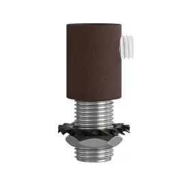   Cylindrical metal cable tie with rod, nut and washer - 2 pieces