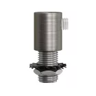 Cylindrical metal cable tie with rod, nut and washer - 2 pieces