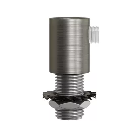   Cylindrical metal cable tie with rod, nut and washer - 2 pieces