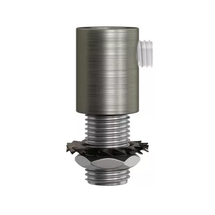 Cylindrical metal cable tie with rod, nut and washer - 2 pieces