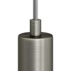 Cylindrical metal cable tie with rod, nut and washer - 2 pieces