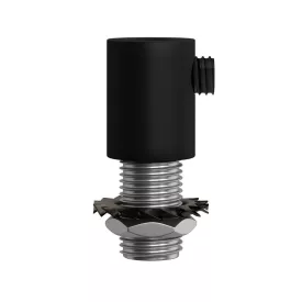   Cylindrical metal cable tie with rod, nut and washer - 2 pieces