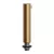 Cylindrical metal cable clamp, length 7 cm, with rod, nut and washer