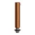 Cylindrical metal cable clamp, length 7 cm, with rod, nut and washer
