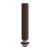 Cylindrical metal cable clamp, length 7 cm, with rod, nut and washer