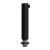 Cylindrical metal cable clamp, length 7 cm, with rod, nut and washer