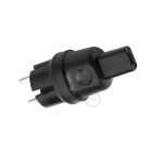 Black French-German plug for Lumet light string