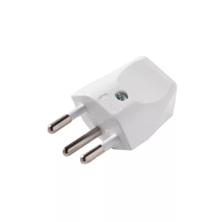 Swiss 2-pole plug with grounding 10A