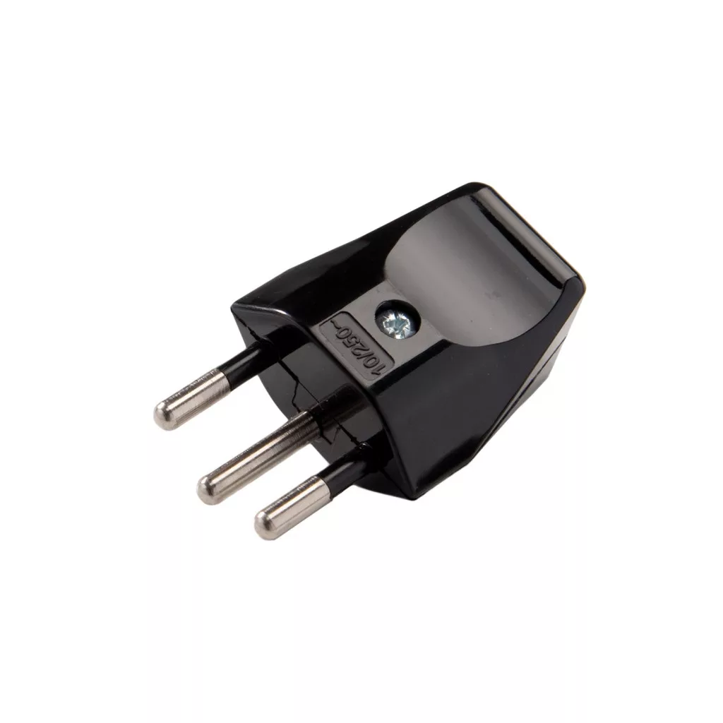 Swiss Rounding System Swiss 2-pole plug with grounding 10A - Allights Design Lamp
