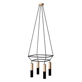 4-fall 2 Cage Tub-E14 double lamp