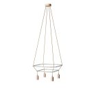 4-fall 2 Cage Globe Bumped lamp