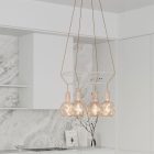 4-fall 2 Cage Globe Bumped lamp