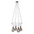  4-fall, 2-cage spherical impact lamp