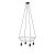  4-fall, 2-cage spherical impact lamp