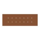 14-light pendant lamp with 675 mm rectangular XXL Rose-One, fabric cables and metal coating