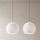  Light pendant lamp with 675 mm rectangular XXL Rose-One, fabric cable and Dome M lampshade