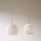  Light pendant lamp with 675 mm rectangular XXL Rose-One, fabric cable and Dome M lampshade