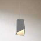 Spider – 2-light multifunctional pendant lamp Made in Italy with fabric cables and concrete lampshade