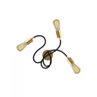 Flex 60 wall or ceiling lamp, flexible, provides diffused light with LED ST64 bulb