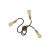 The Flex 60 flexible wall or ceiling lamp provides diffused light with an LED ST64 bulb