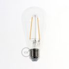 Flex 60 wall or ceiling lamp, flexible, provides diffused light with LED ST64 bulb