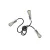 Flex 60 wall or ceiling lamp, flexible, provides diffused light with LED ST64 bulb