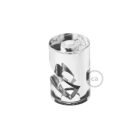 Spider - 3-light multifunctional pendant lamp Made in Italy with fabric cables and Drop lampshade