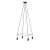  4-way Cage Crystal lamp