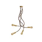 Flex 90 ceiling lamp provides flexible, diffused light with LED ST64 bulb