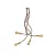 Flex 90 ceiling lamp provides flexible, diffused light with LED ST64 bulb