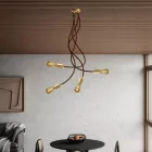 Flex 90 ceiling lamp provides flexible, diffused light with LED ST64 bulb