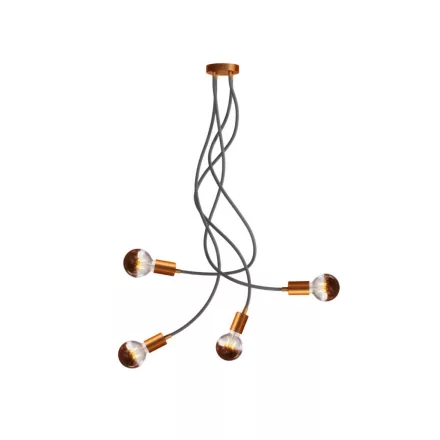Flex 90 ceiling lamp provides flexible, diffused light with LED G95 bulb