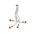 Flex 90 ceiling lamp provides flexible, diffused light with LED G95 bulb
