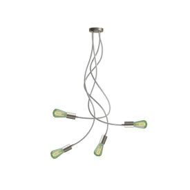   Flex 90 ceiling lamp provides flexible, diffused light with LED ST64 bulb